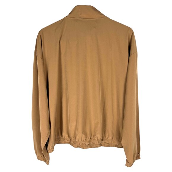 NWT Beyond Yoga Women's In Stride Half Zip Pullover in Toffee Tan Brown Size XL - Picture 9 of 10